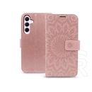 Haffner Mezzo Book Flip oldalra nyíló tok (Samsung SM-A356 Galaxy A35 5G, - mandala rosegold