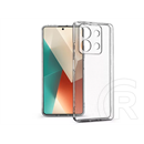 Haffner Premium Clear Case Box kameravédős szilikon tok (Xiaomi Redmi Note 13 5G, átlátszó)