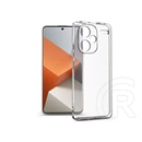 Haffner Premium Clear Case Box kameravédős szilikon tok (Xiaomi Redmi Note 13 Pro+ 5G átlátszó)