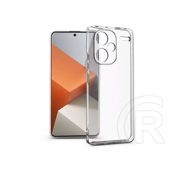Haffner Premium Clear Case Box kameravédős szilikon tok (Xiaomi Redmi Note 13 Pro+ 5G átlátszó)