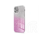 Haffner Shining szilikon tok (Samsung SM-A356 Galaxy A35 5G, ezüst)/pink