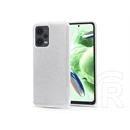 Haffner Shining szilikon tok (Xiaomi Redmi Note 12 5G/Poco X5 5G, ezüst)