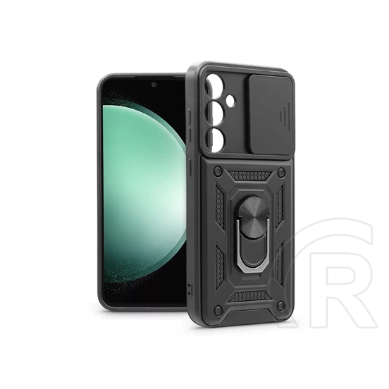 Haffner Slide Armor kameravédős ütésálló tok (Samsung SM-S711 Galaxy S23 FE, fekete)