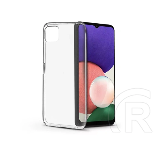 Haffner Soft Clear szilikon tok (Samsung A226B Galaxy A22 5G, átlátszó)