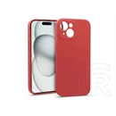 Haffner Soft szilikon tok (Apple iPhone 15, piros)