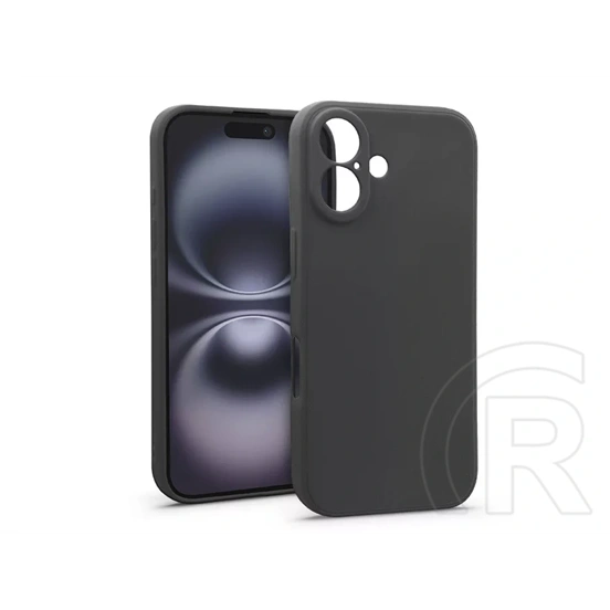 Haffner Soft szilikon tok (Apple iPhone 16, fekete)