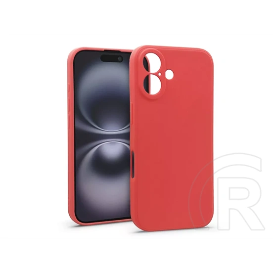 Haffner Soft szilikon tok (Apple iPhone 16, piros)