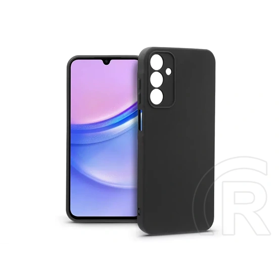 Haffner Soft szilikon tok (Samsung A155 Galaxy A15 4G/5G, fekete)