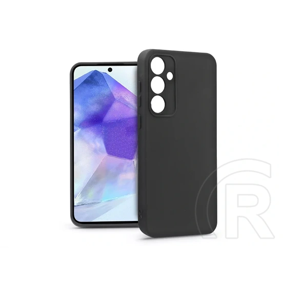 Haffner Soft szilikon tok (Samsung A556 Galaxy A55, fekete)