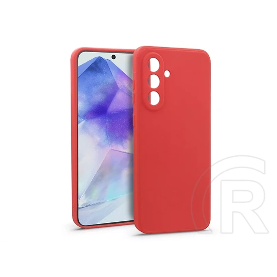 Haffner Soft szilikon tok (Samsung Galaxy A55 5G, piros)