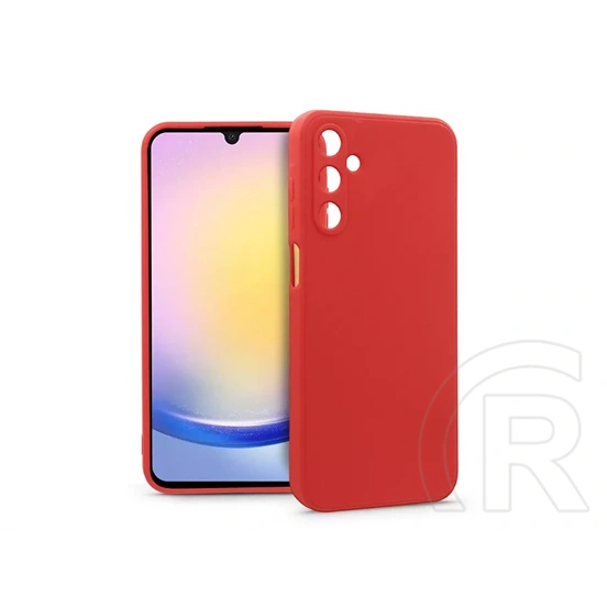 Haffner Soft szilikon tok (Samsung SM-A256 Galaxy A25 5G, piros)