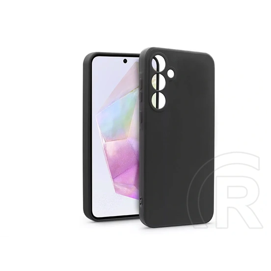 Haffner Soft szilikon tok (Samsung SM-A356 Galaxy A35 5G, fekete)