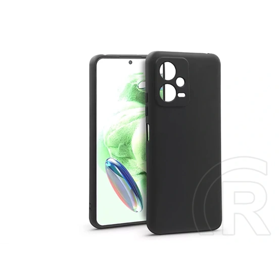 Haffner Soft szilikon tok (Xiaomi Redmi Note 12 5G/Poco X5 5G, fekete)