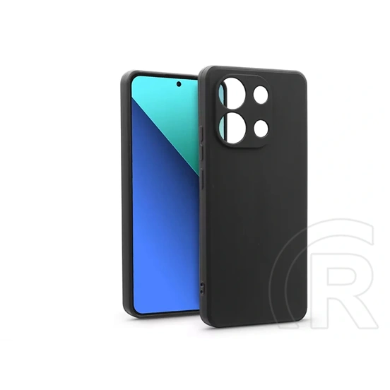 Haffner Soft szilikon tok (Xiaomi Redmi Note 13 4G, fekete)