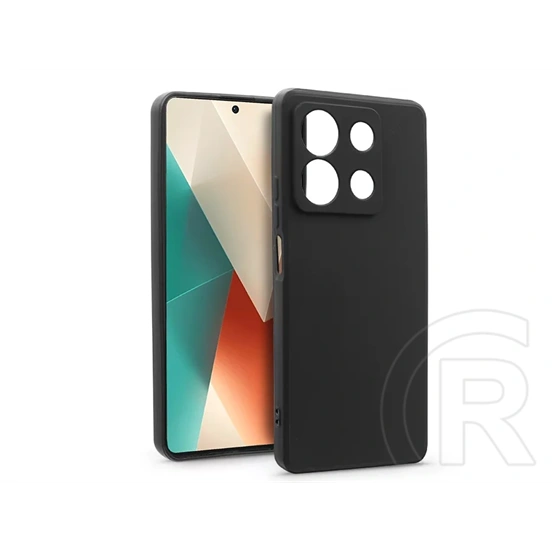 Haffner Soft szilikon tok (Xiaomi Redmi Note 13 5G, fekete)