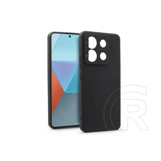 Haffner Soft szilikon tok (Xiaomi Redmi Note 13 Pro 5G/Poco X6 5G, fekete)