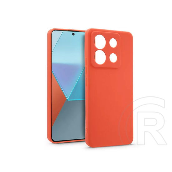 Haffner Soft szilikon tok (Xiaomi Redmi Note 13 Pro 5G/Poco X6 5G, piros)