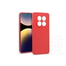 Haffner Soft szilikon tok (Xiaomi Redmi Note 14 Pro 4G, piros)