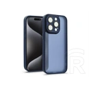 Haffner Variete tok kameravédő lencsevédő üveggel (Apple iPhone 15 Pro, sötétkék)