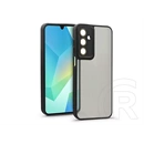 Haffner Variete tok kameravédő lencsevédő üveggel (Samsung SM-A165 Galaxy A16 4G/A16 5G, fekete)