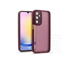 Haffner Variete tok kameravédő lencsevédő üveggel (Samsung SM-A256 Galaxy A25 5G, bíbor)