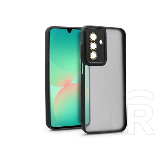 Haffner Variete tok kameravédő lencsevédő üveggel (Samsung SM-A266 Galaxy A26 5G, fekete)