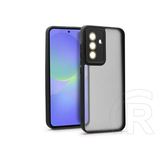 Haffner Variete tok kameravédő lencsevédő üveggel (Samsung SM-A366 Galaxy A36 5G, fekete)