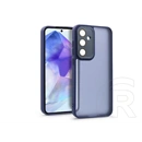 Haffner Variete tok kameravédő lencsevédő üveggel (Samsung SM-A556 Galaxy A55 5G, sötétkék)
