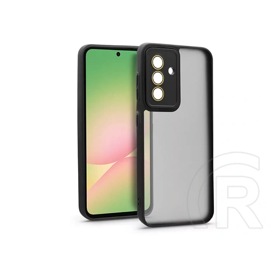 Haffner Variete tok kameravédő lencsevédő üveggel (Samsung SM-A566 Galaxy A56 5G, fekete)