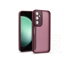 Haffner Variete tok kameravédő lencsevédő üveggel (Samsung SM-S711 Galaxy S23 FE, bíbor)
