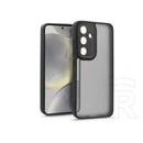 Haffner Variete tok kameravédő lencsevédő üveggel (Samsung SM-S921 Galaxy S24, fekete)