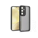 Haffner Variete tok kameravédő lencsevédő üveggel (Samsung SM-S926 Galaxy S24+, fekete)