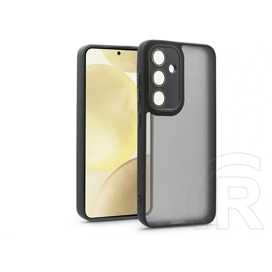 Haffner Variete tok kameravédő lencsevédő üveggel (Samsung SM-S926 Galaxy S24+, fekete)