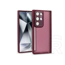 Haffner Variete tok kameravédő lencsevédő üveggel (Samsung SM-S928 Galaxy S24 Ultra, bíbor)