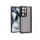 Haffner Variete tok kameravédő lencsevédő üveggel (Samsung SM-S928 Galaxy S24 Ultra, fekete)