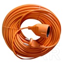 Hálózati hosszabbító kábel 20 m (narancs)