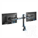 Hama 118494 dupla monitorkar (full motion, 2x 13-35", VESA 75x75, 100x100, max 15 kg/kar, fekete)