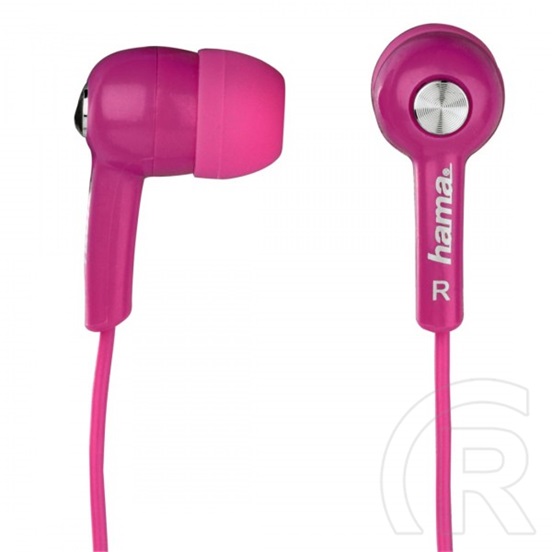Hama HK2114 In-Ear mikrofonos fülhallgató (rózsaszín)
