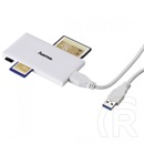Hama "Slim" USB 3.0 Superspeed multi kártyaolvasó (fehér)