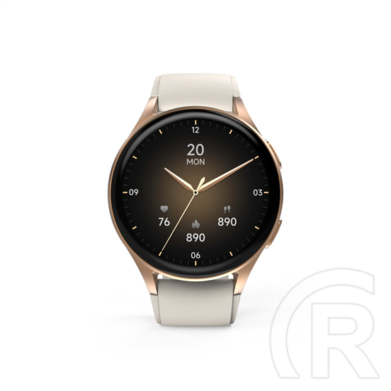 Hama Smartwatch 8900 okosóra, kerek, telefon funkció, alexa, arany