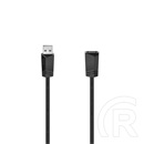 Hama USB kábel (A dugó / A dugó, 3 m, USB 2.0, 480 Mbps, fekete)