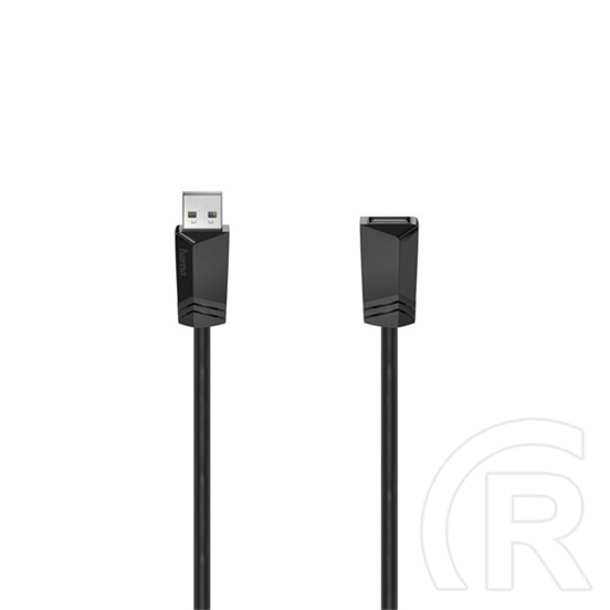 Hama USB kábel (A dugó / A dugó, 3 m, USB 2.0, 480 Mbps, fekete)