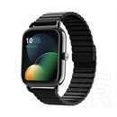 Haylou RS4 Plus okosóra (45mm, fém szíj, fém ház, aktivitásmérő, alvásmonitor, hőmérő, 105 sport mód, IP68 vízálló) feke