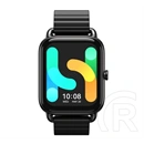 Haylou RS4 Plus okosóra (45mm, fém szíj, fém ház, aktivitásmérő, alvásmonitor, hőmérő, 105 sport mód, IP68 vízálló) feke