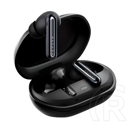 Haylou mori plus bluetooth fülhallgató sztereo (v6.0, tws, aktív zajszűrő, mikrofon + töltőtok) fekete