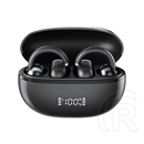 Haylou ow03 bluetooth fülhallgató sztereo (v5.3, tws, fülre csíptethető, mikrofon, ipx5 + töltőtok) fekete