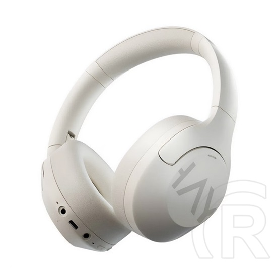 Haylou s30 anc bluetooth fejhallgató sztereo (v5.4, mikrofon, aktív zajszűrő, összehajtható + type-c tápkábel) fehér