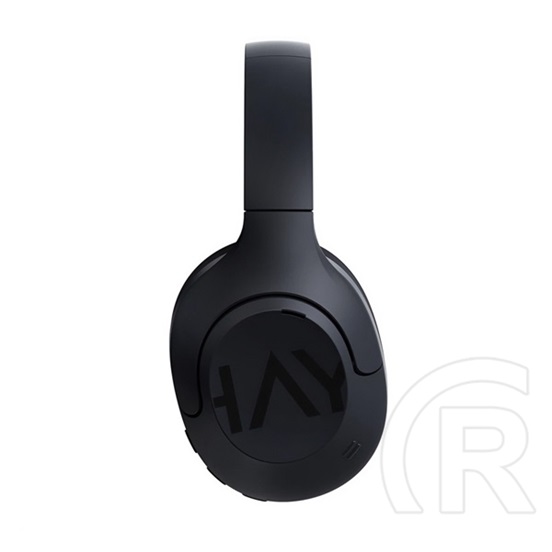 Haylou s30 anc bluetooth fejhallgató sztereo (v5.4, mikrofon, aktív zajszűrő, összehajtható + type-c tápkábel) sötétkék