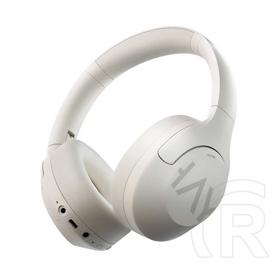 Haylou s30 pro bluetooth fejhallgató sztereo (v5.4, mikrofon, aktív zajszűrő, összehajtható + type-c tápkábel) fehér