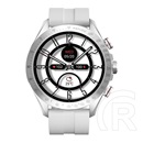 Haylou solar pro okosóra (49mm, szilikon szíj, fém ház, aktivitásmérő, vízálló, 100+ sport mód) ezüst